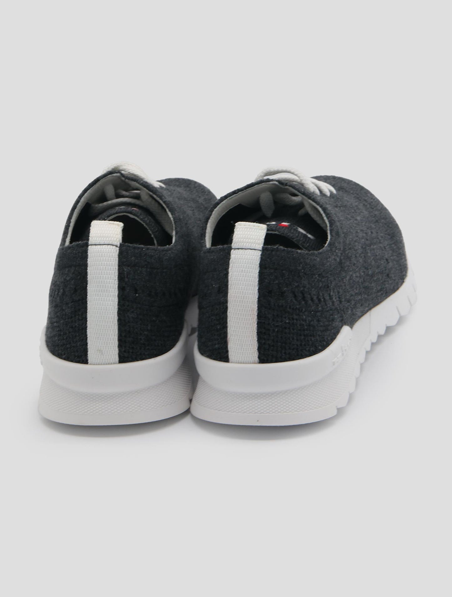 Kiton Gray Cashmere Sneakers