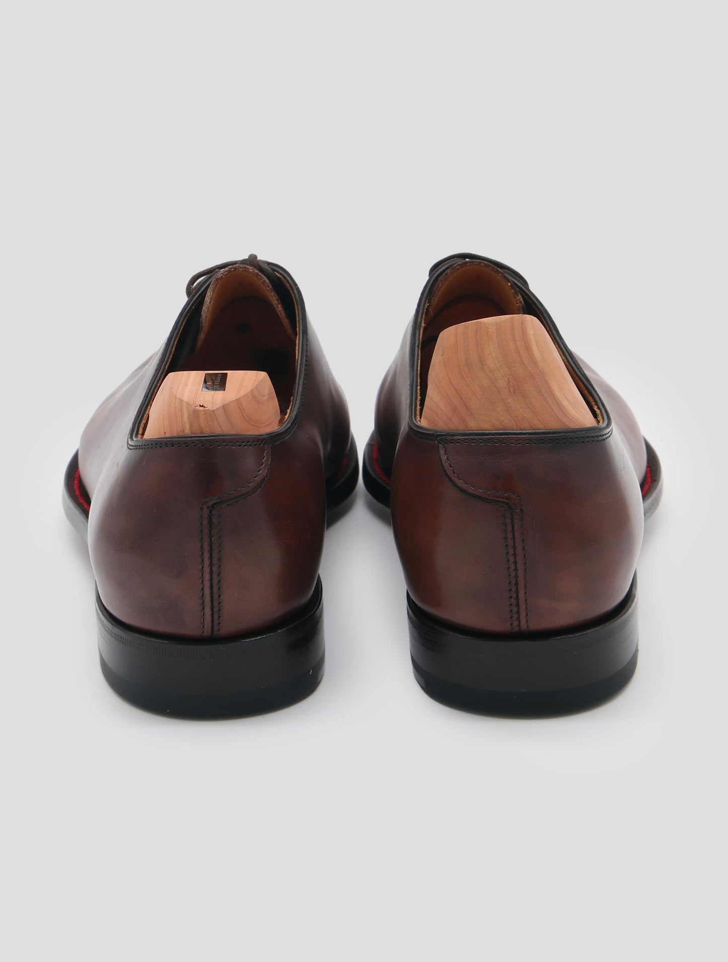 Kiton Brown Leather Dress Shoes