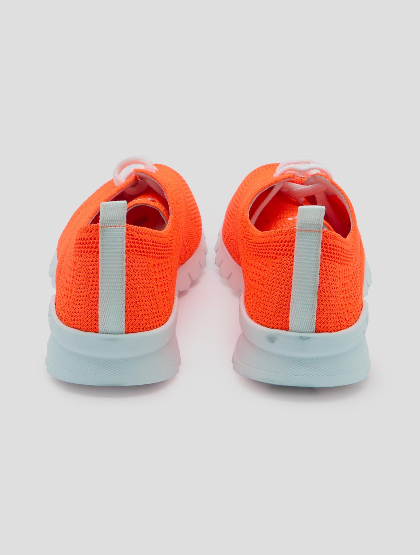 Kiton Orange Cotton Ea Sneakers