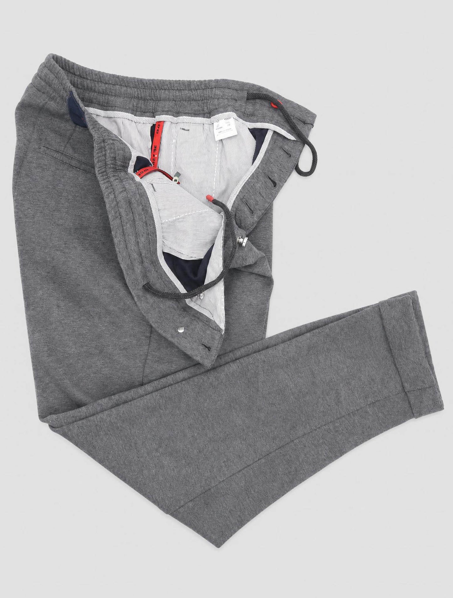 Kiton Gray Wool Cotton Pa Pants