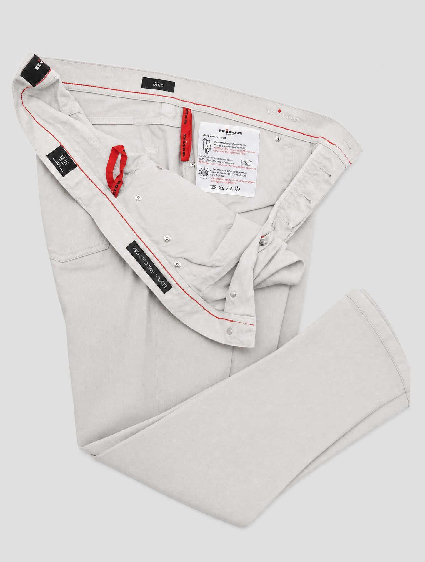 Kiton Gray Linen Cotton Ea Jeans