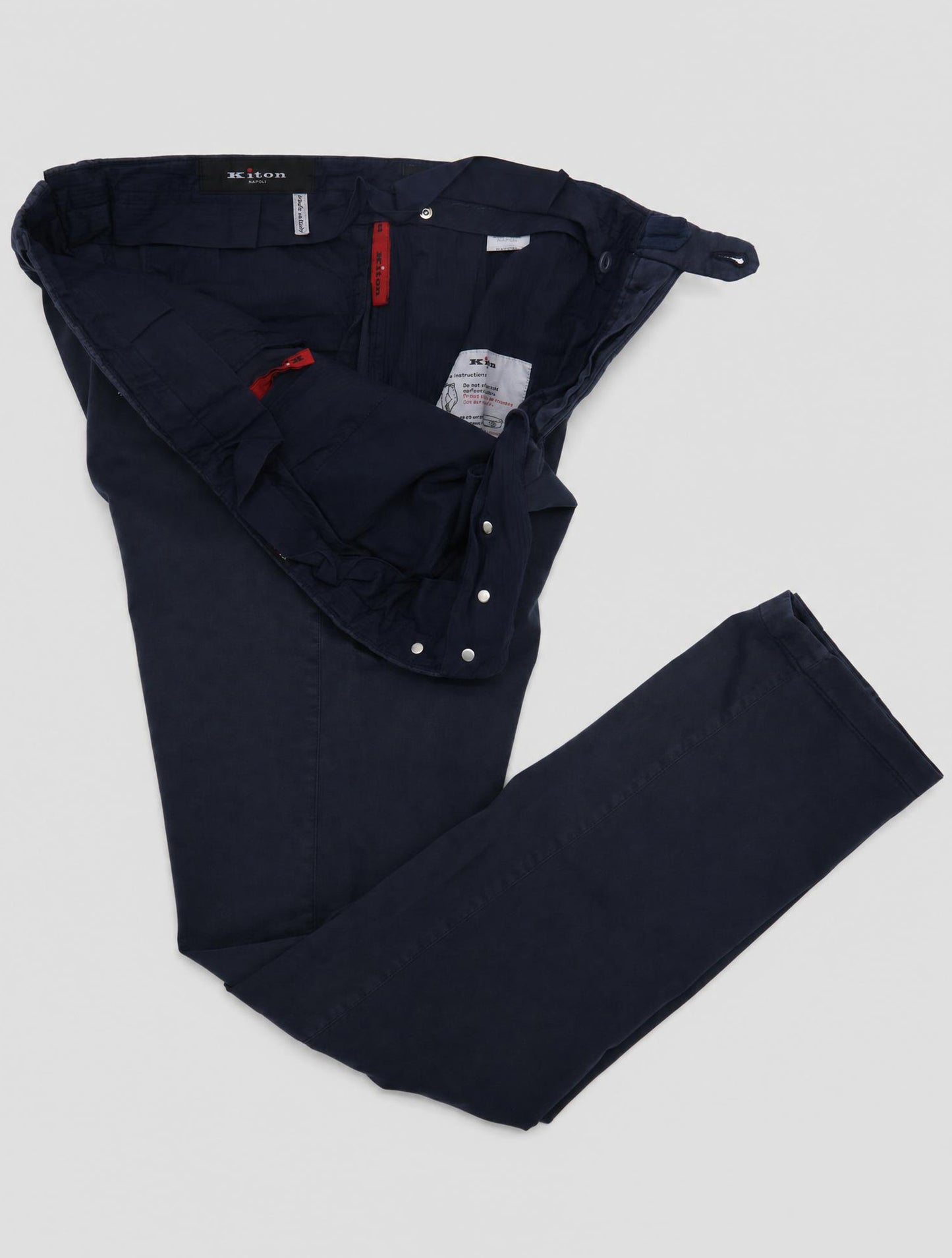 Kiton Blue Lyocell Ea Pants