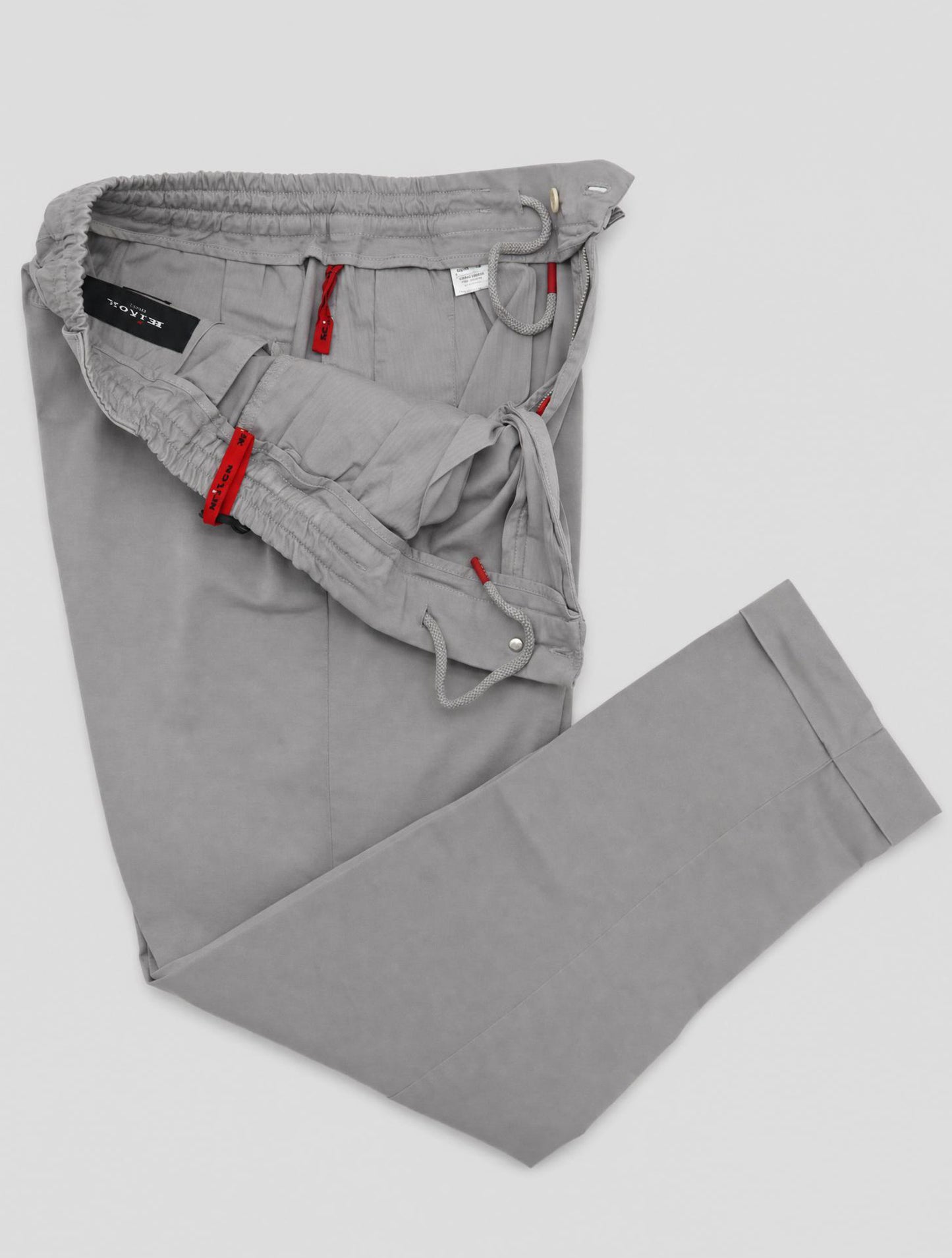 Kiton Gray Lyocell Ea Pants