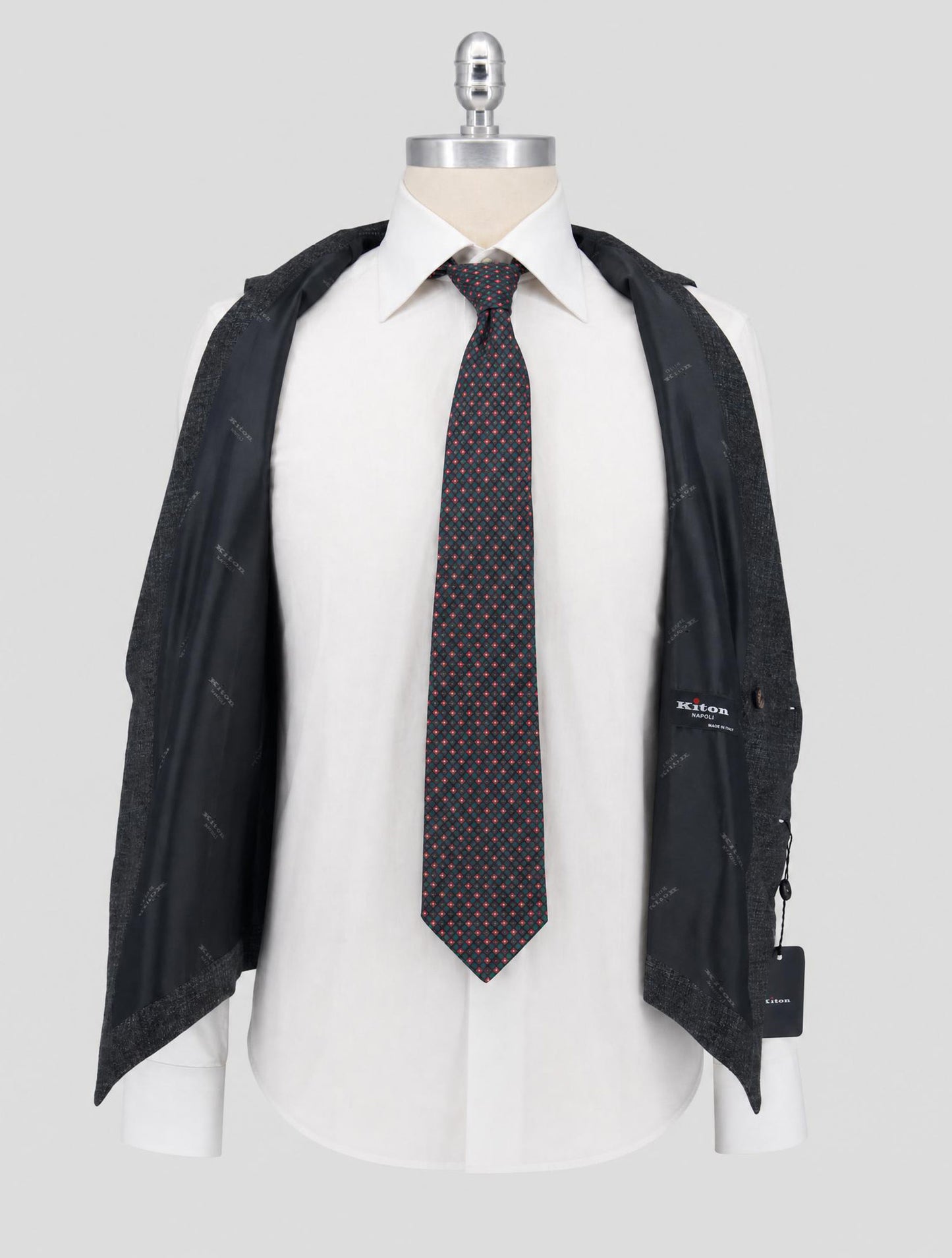 Kiton Gray Cashmere Silk Linen Vest