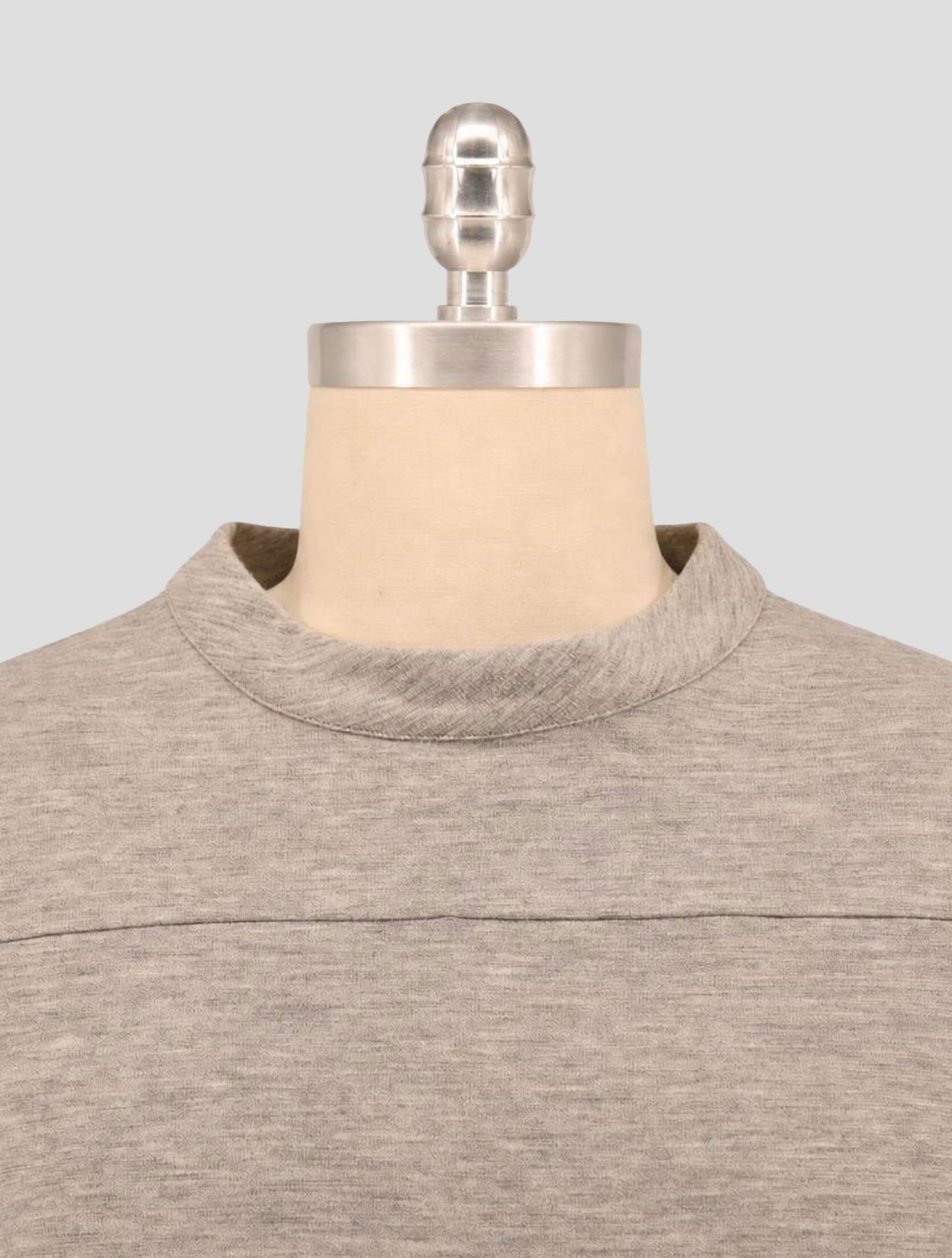 Kiton Knt Gray Cashmere Sweater Crewneck