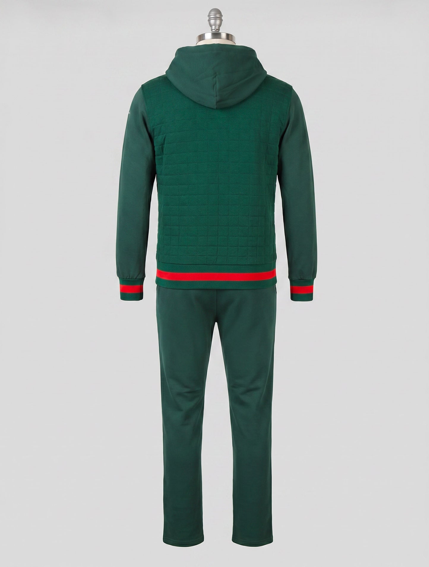 Kiton Green Wool Nylon Ea Tracksuit