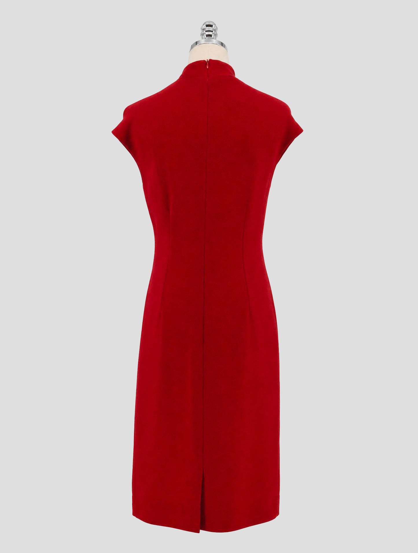 Kiton Red Wool Dress Women