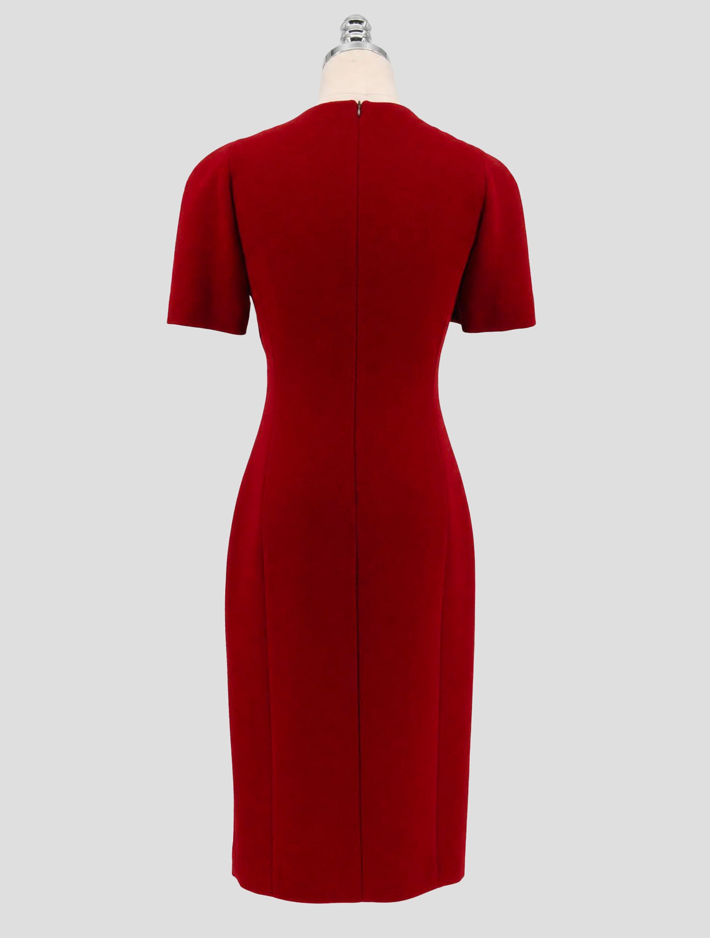 Kiton Red Wool Dress Women