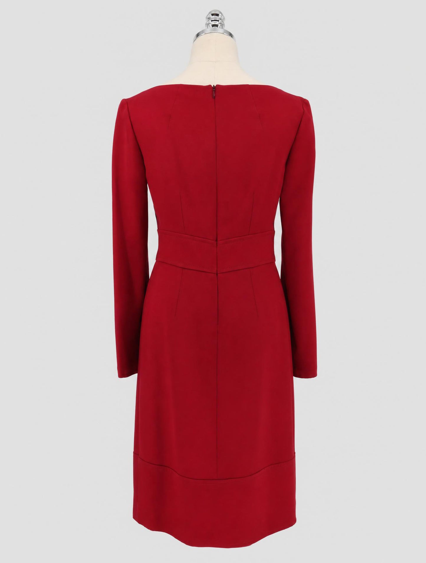 Kiton Red Silk Dress Women