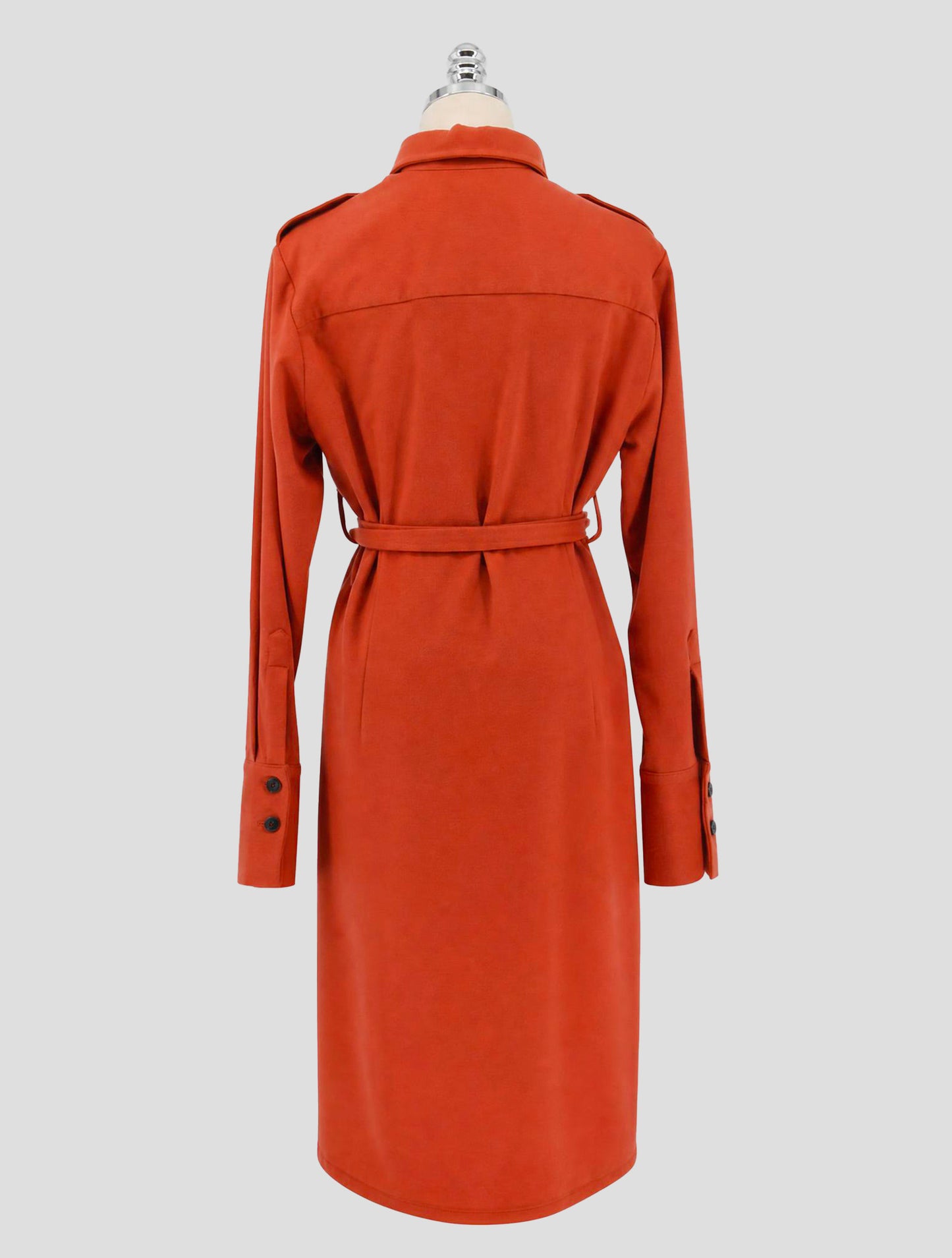 Kiton Orange Cashmere Dress Women