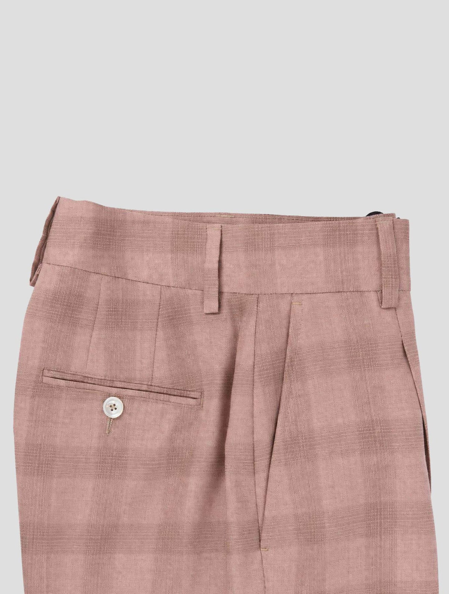Kiton Pink Silk Pants Women