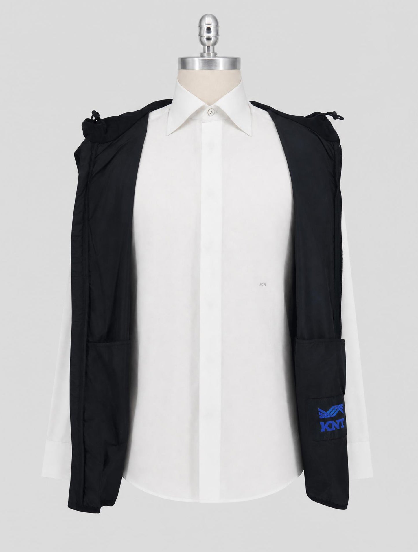 Kiton Knt Black Pa Coat Gilet