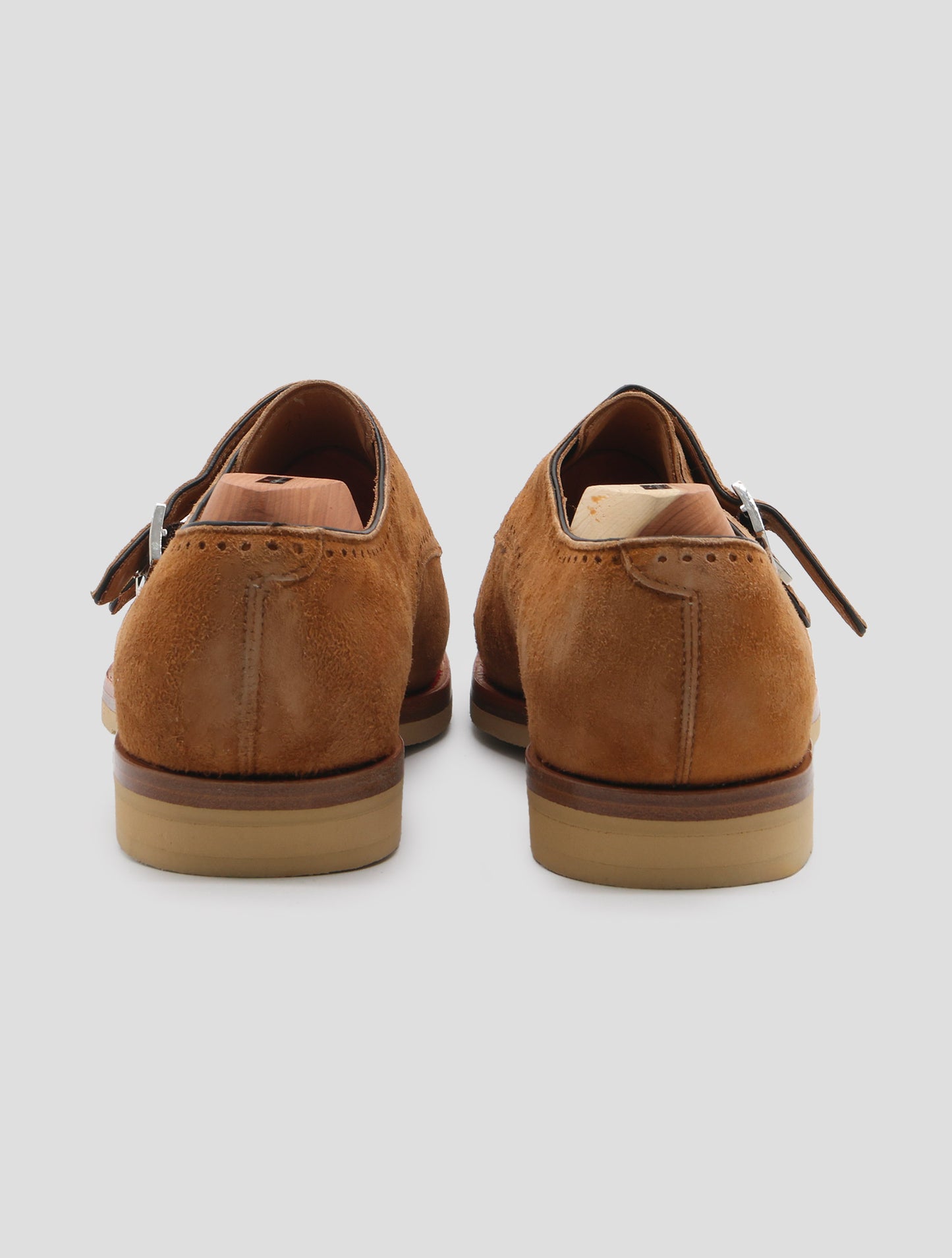 Kiton Brown Leather Suede Loafers