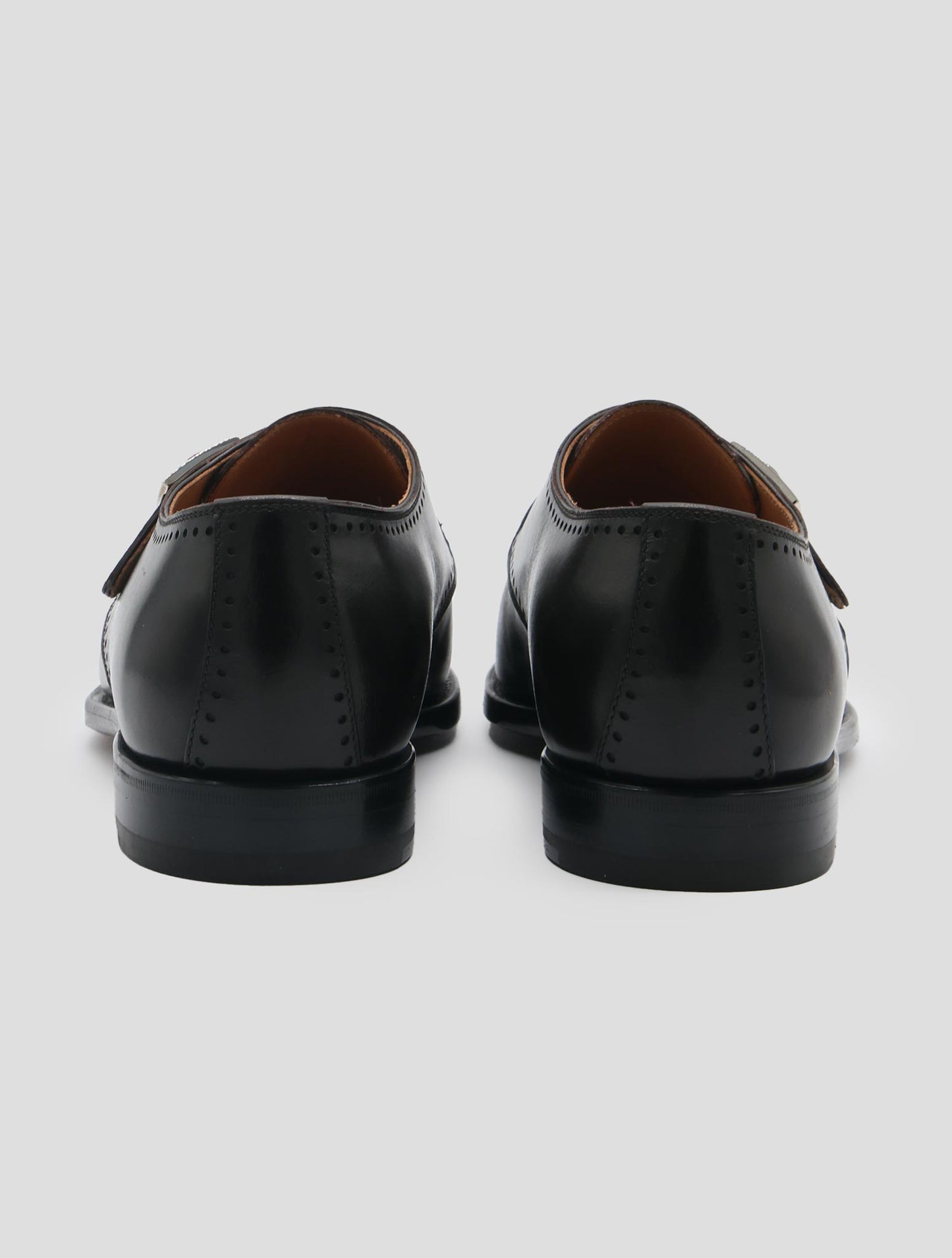 Kiton Brown Leather Dress Shoes