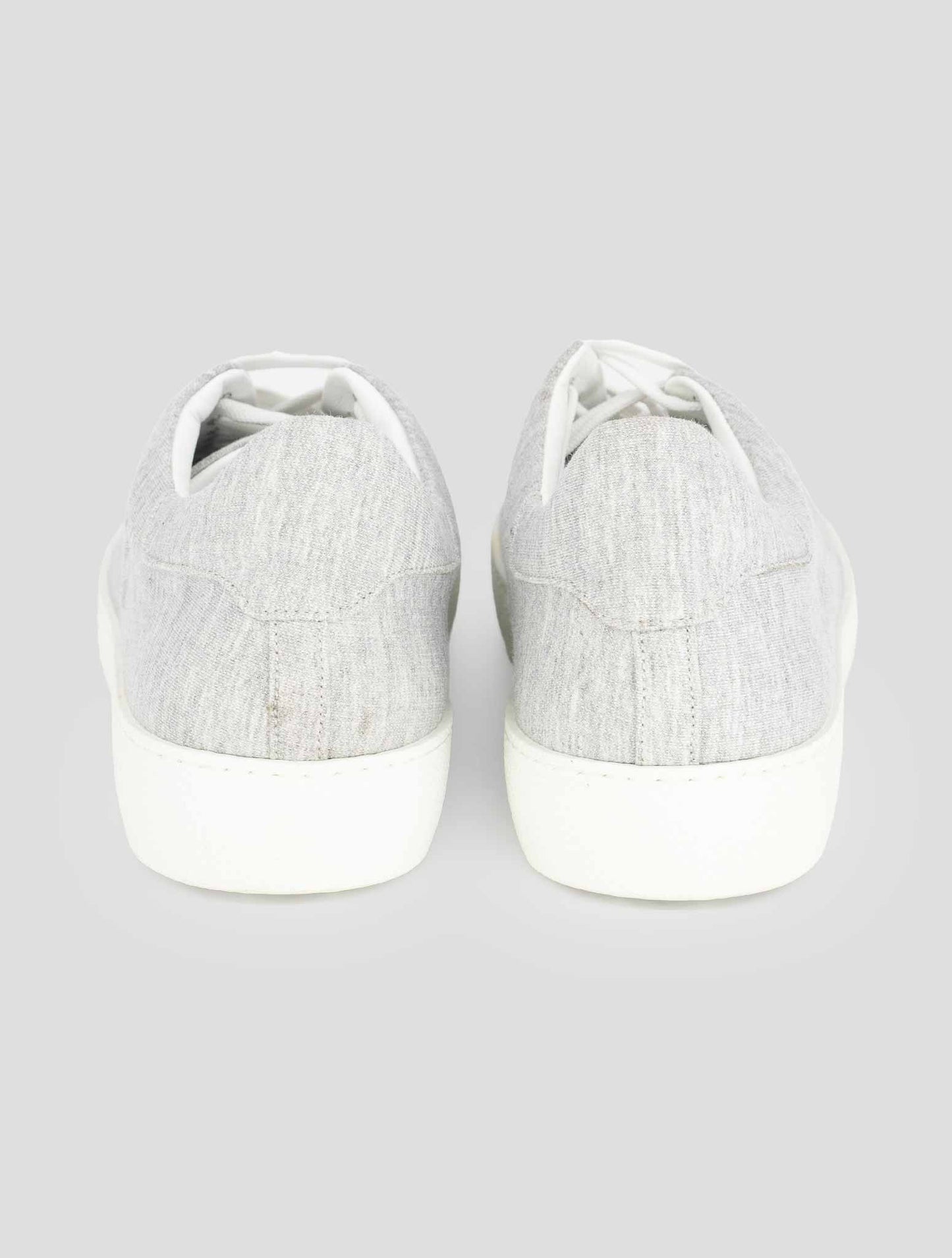 Kiton Knt Gray Cotton Pl Sneakers