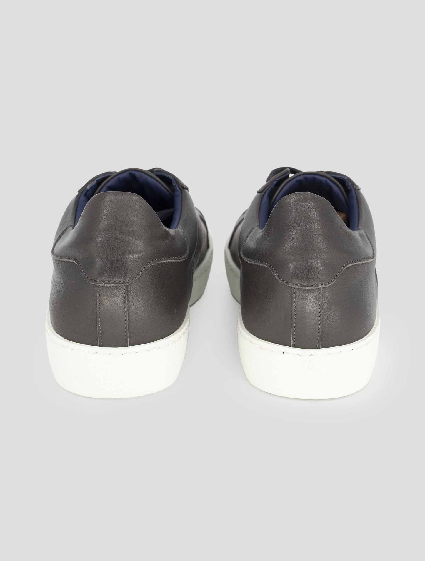 Kiton Knt Brown Leather Sneakers