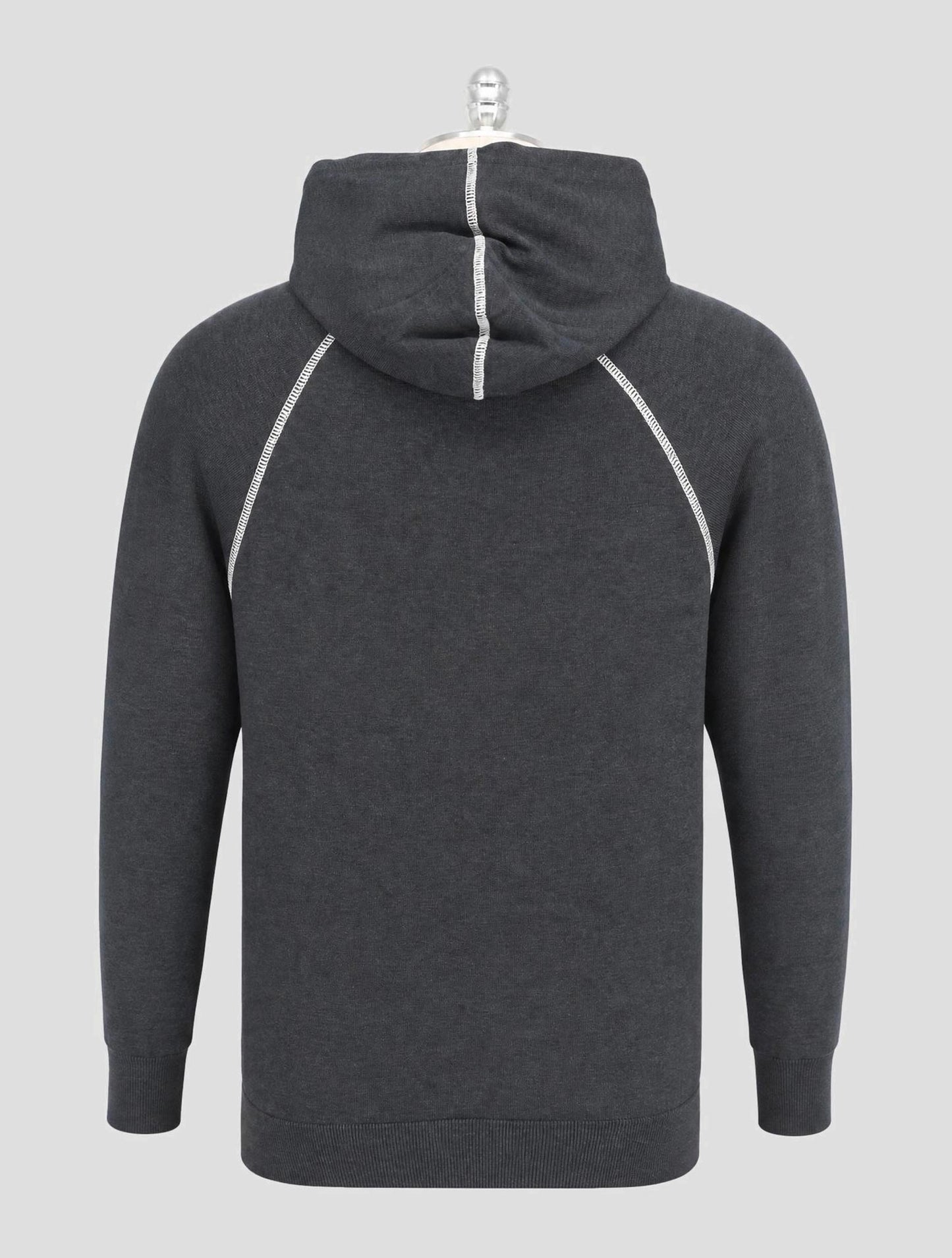 Kiton Dark Blue Cotton Sweater Hoodie