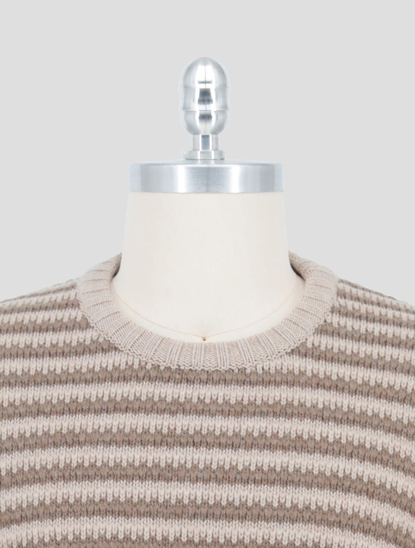Kiton Beige Cashmere Sweater Crewneck