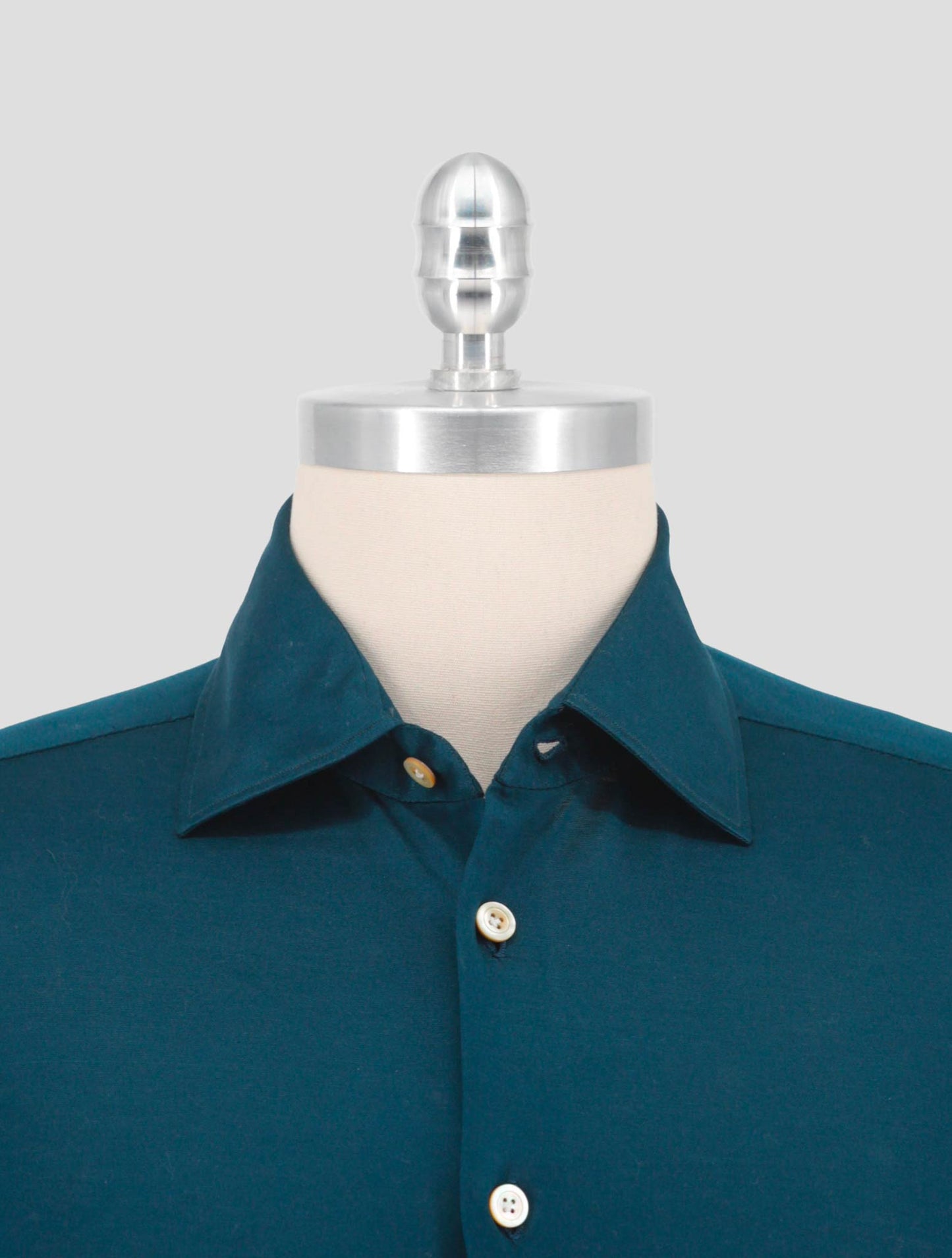 Kiton Dark Blue Cotton Shirt