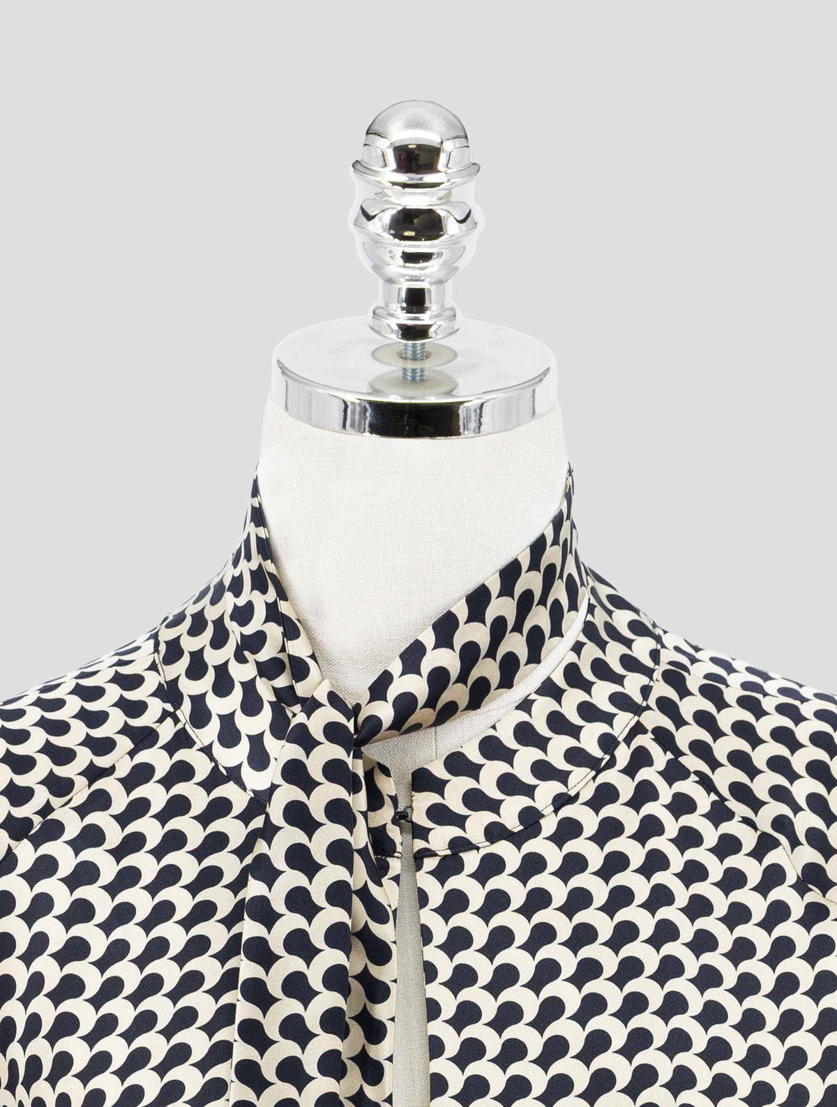 Kiton Gold Black Silk Shirt Women