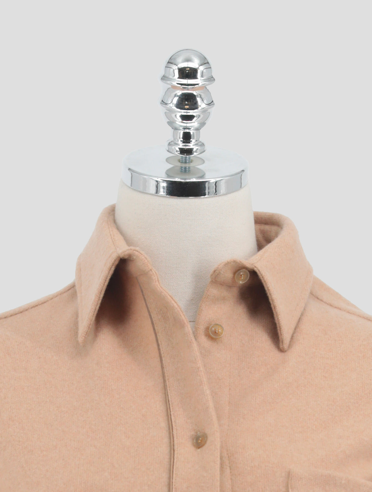 Kiton Brown Cashmere Shirt Women