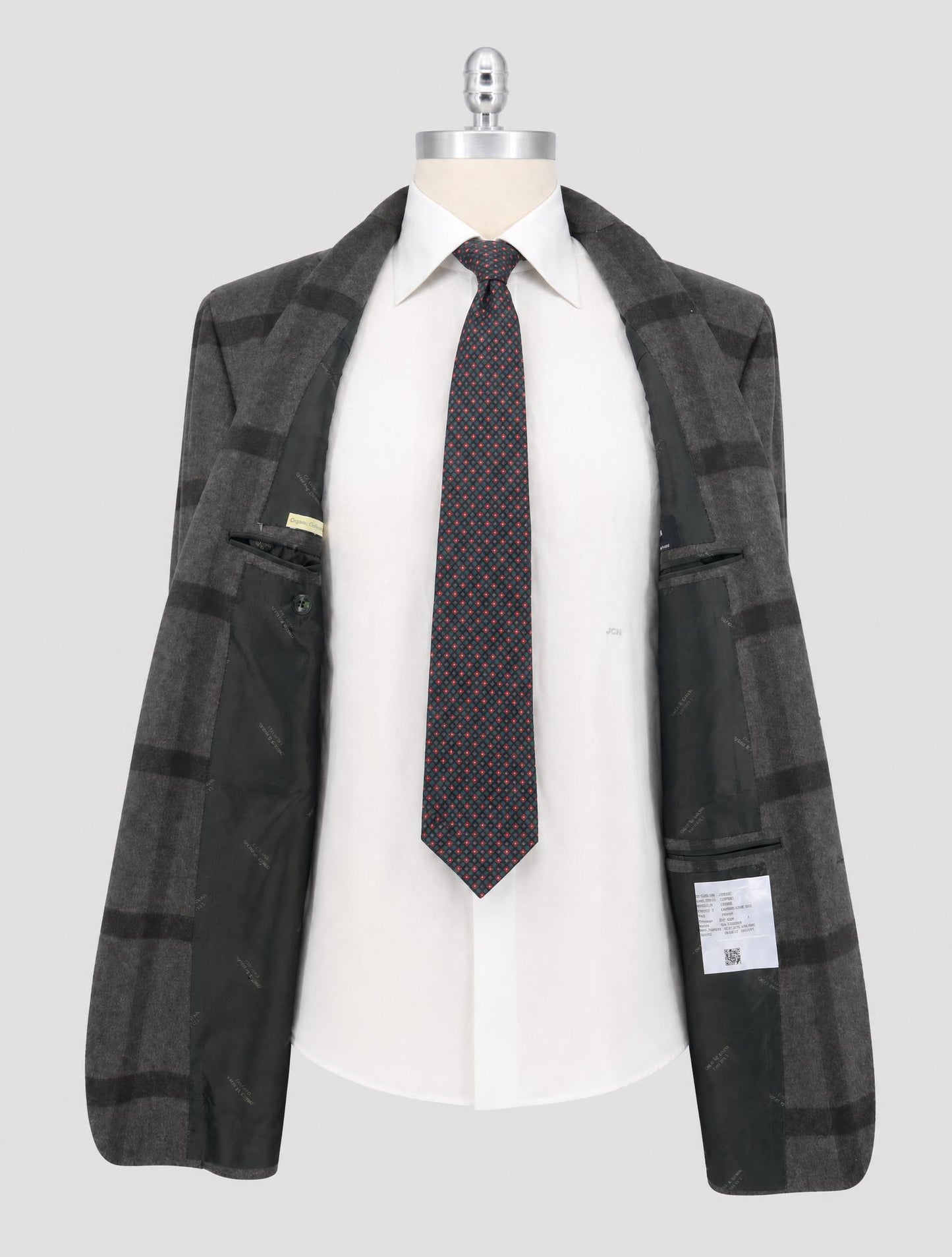Kiton Gray Green Cashmere Blazer