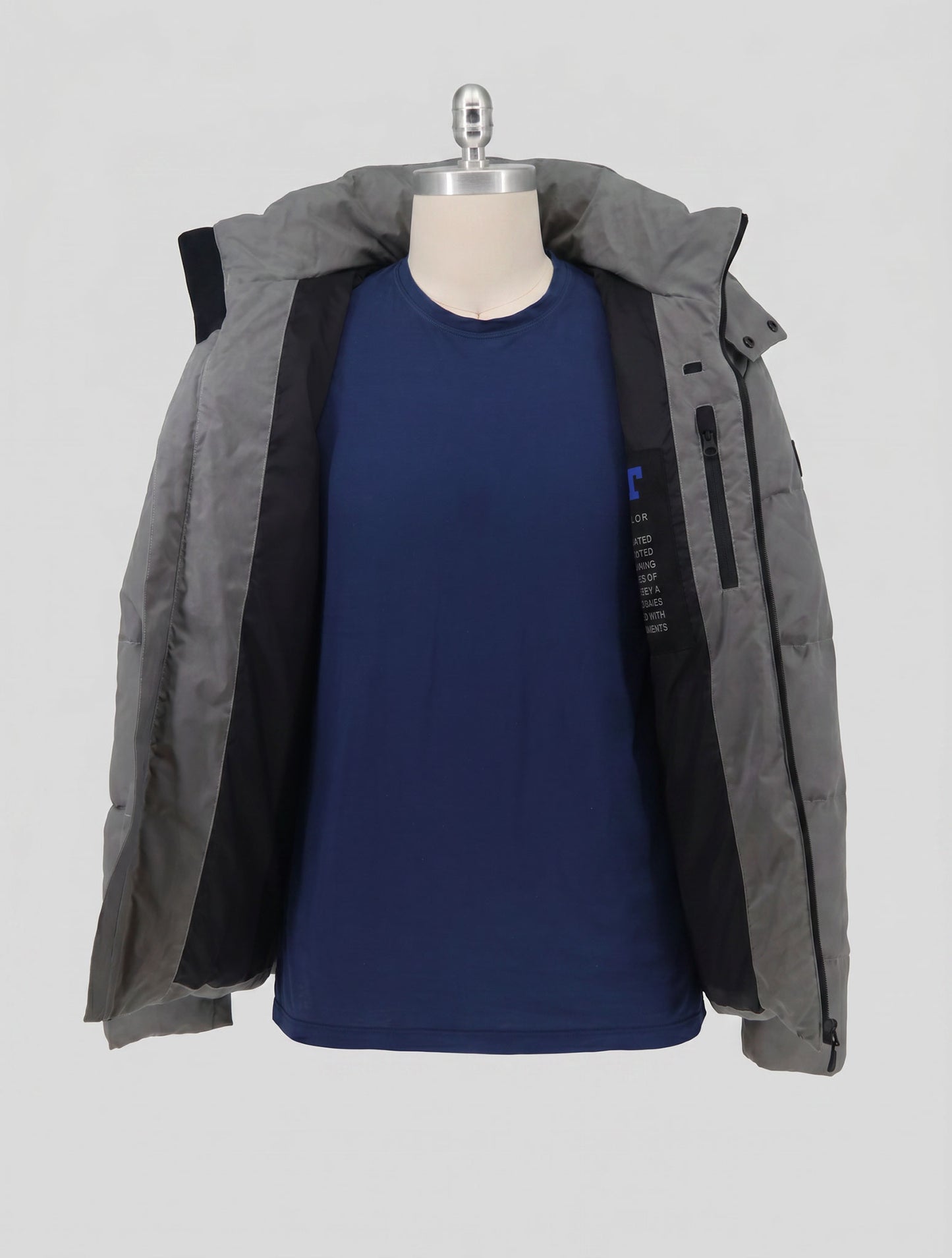 Kiton Knt Gray Pa Coat
