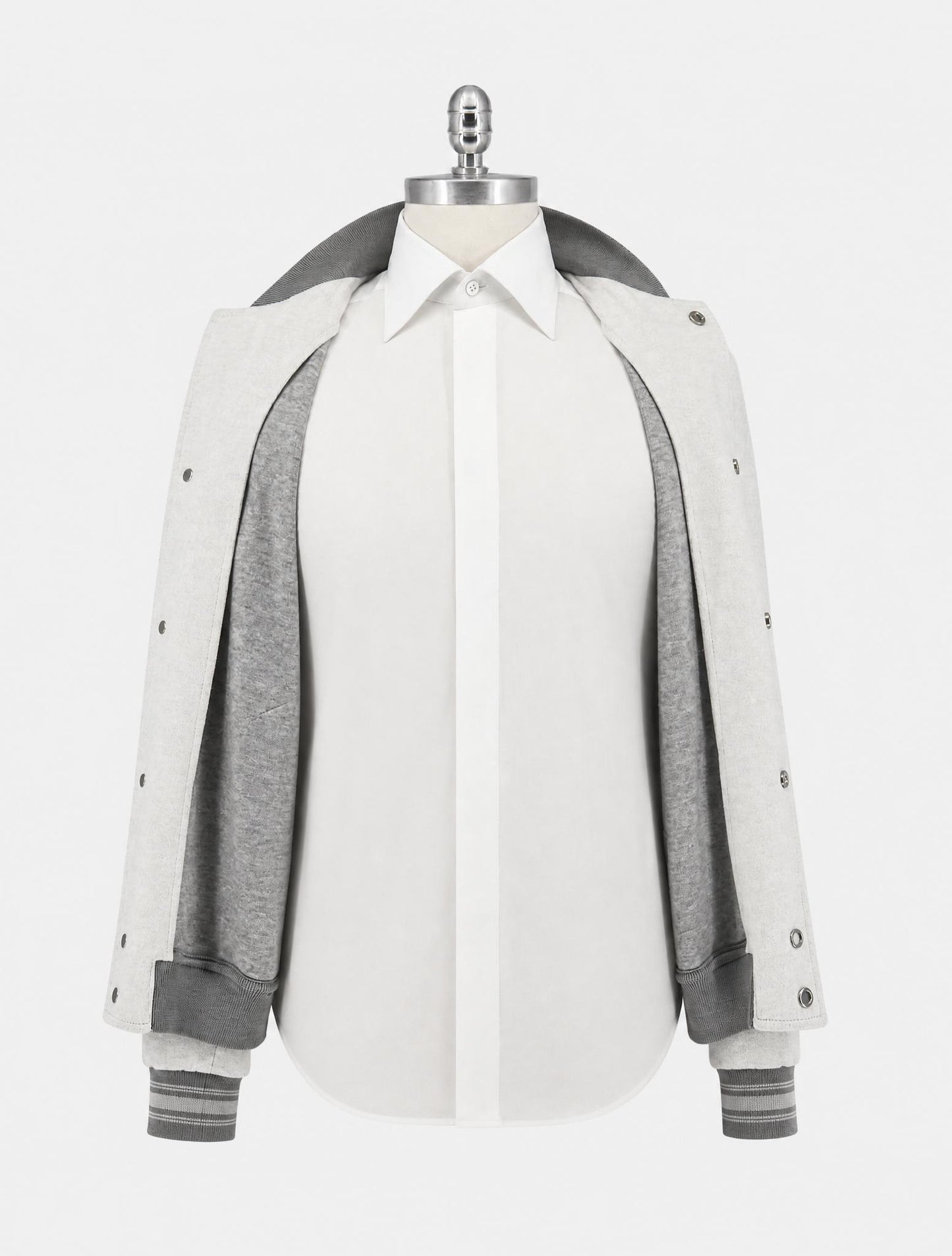 Kiton Gray Brown Cashmere Pa Reverse Coat