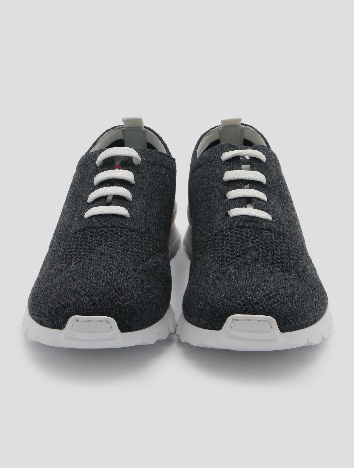 Kiton Gray Cashmere Sneakers