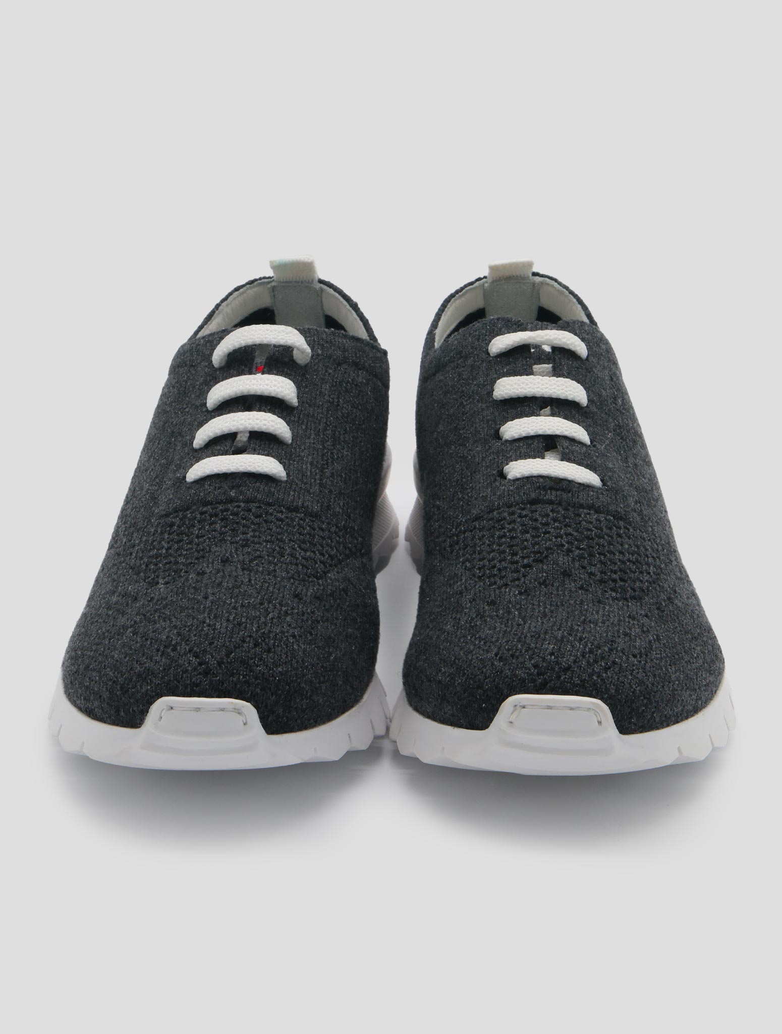 Kiton Gray Cashmere Sneakers