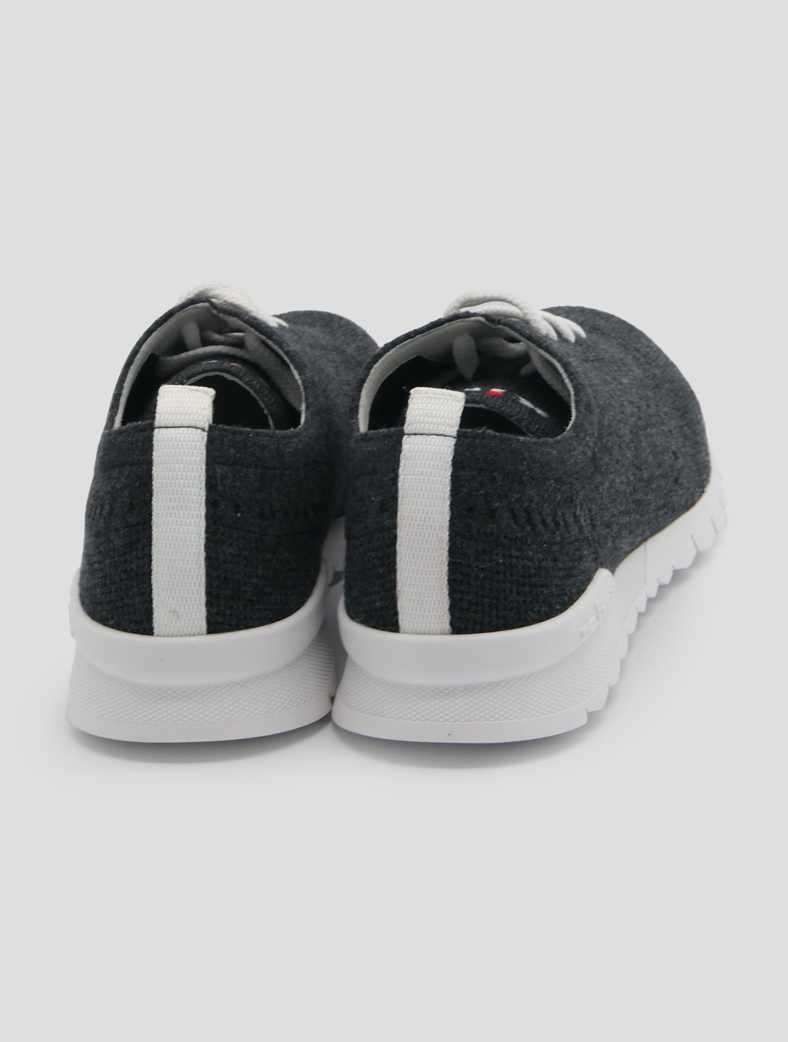 Kiton Gray Cashmere Sneakers