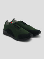 Kiton Gran Blue Pl Pa Wool Sneakers