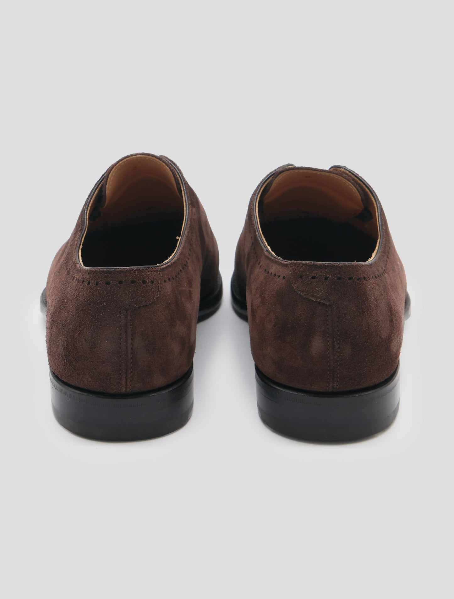 Kiton Brown Leather Suede Derss Shoes