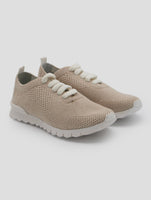 Kiton Beige Cashmere Pl  Sneakers Women