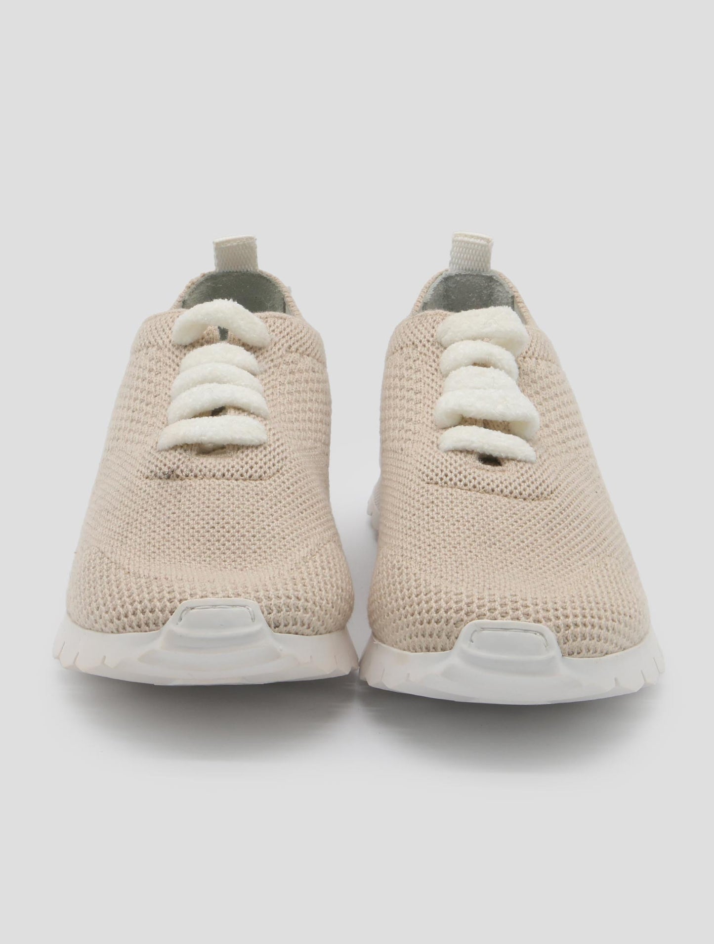 Kiton Beige Cashmere Pl  Sneakers Women