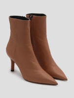 Kiton Brown Leather  Boots Women