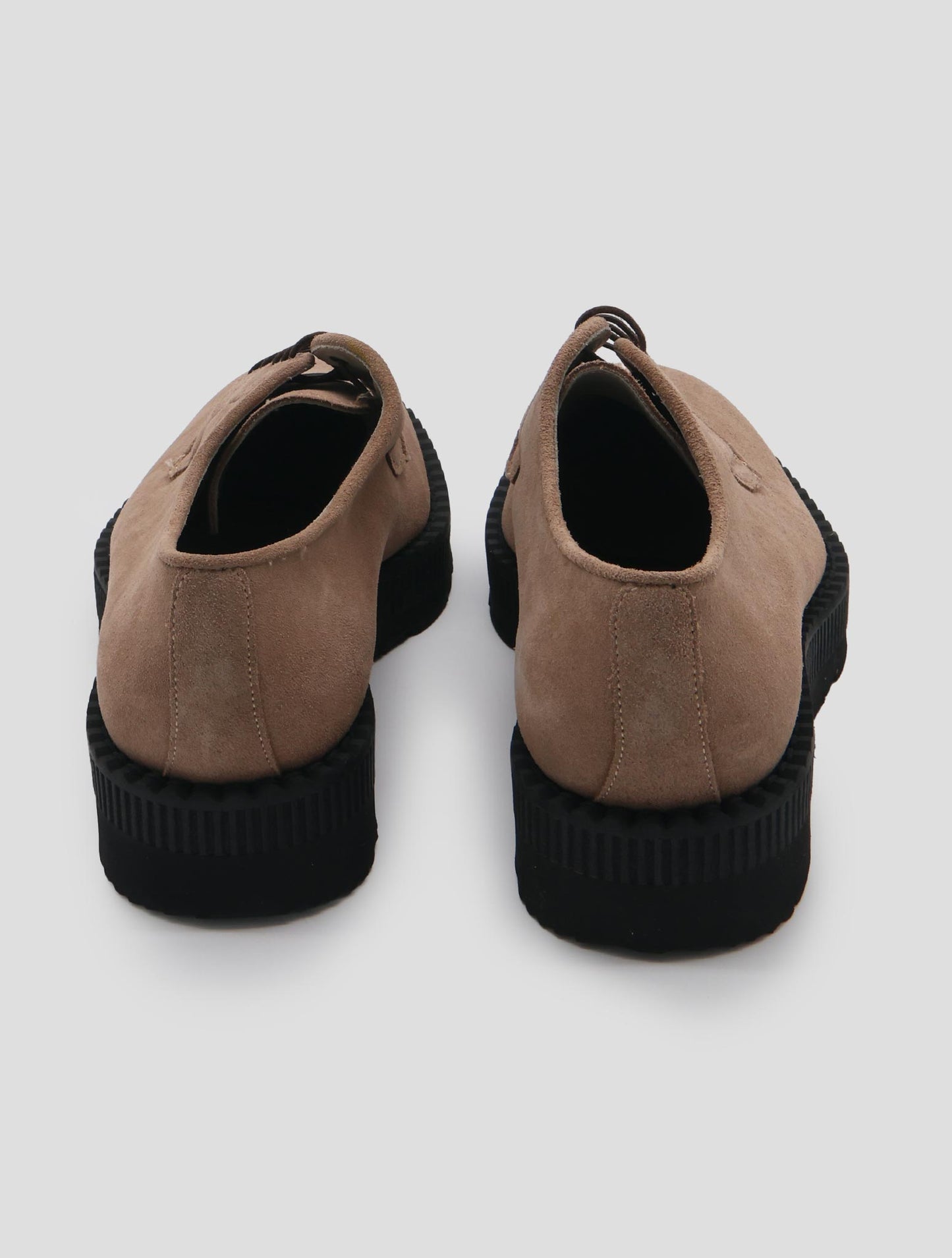 Kiton Beige Leather Suede Shoes