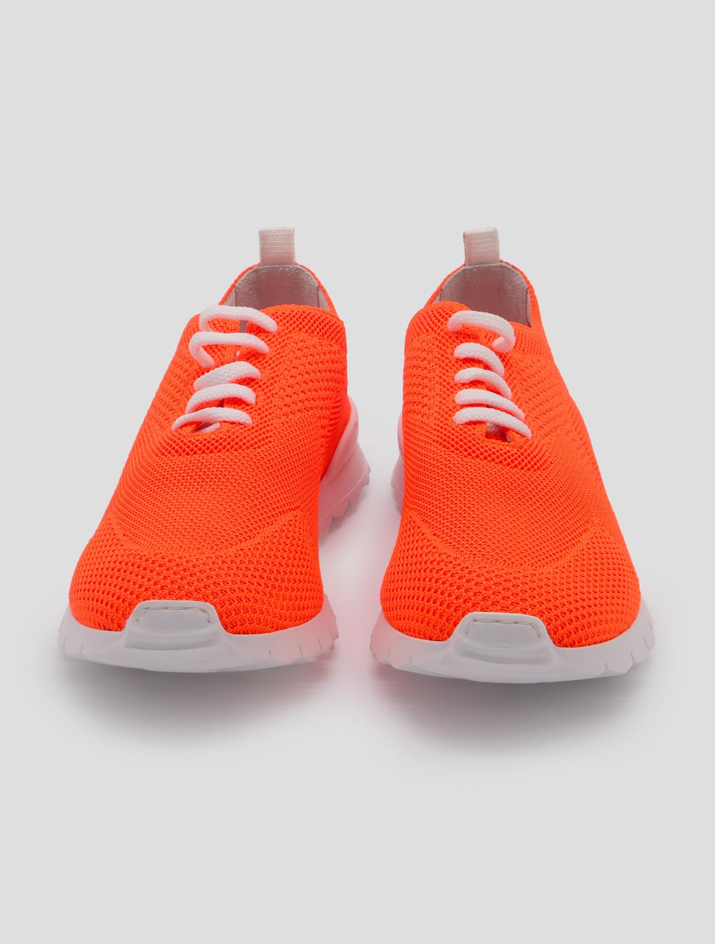 Kiton Orange Cotton Ea Sneakers