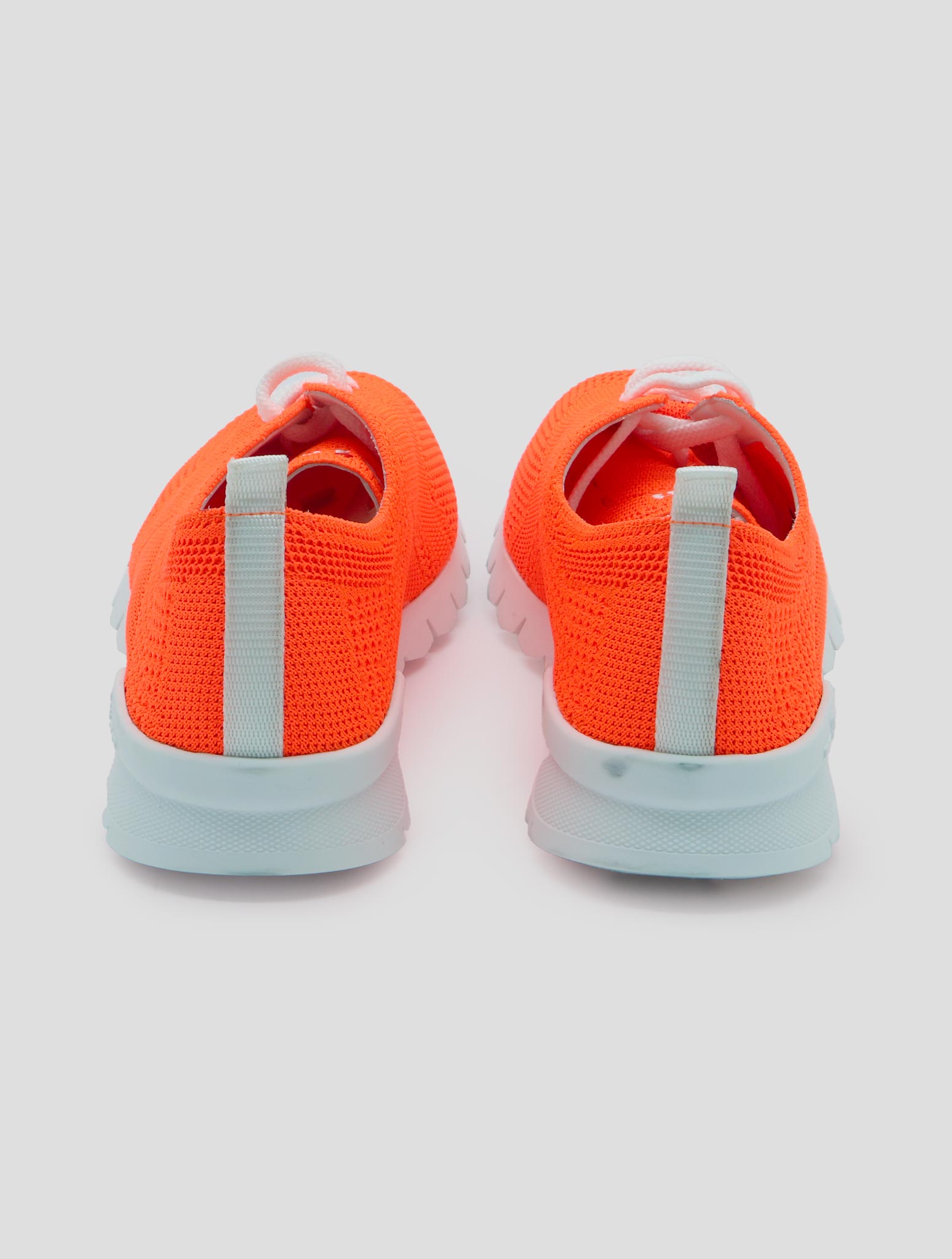 Kiton Orange Cotton Ea Sneakers
