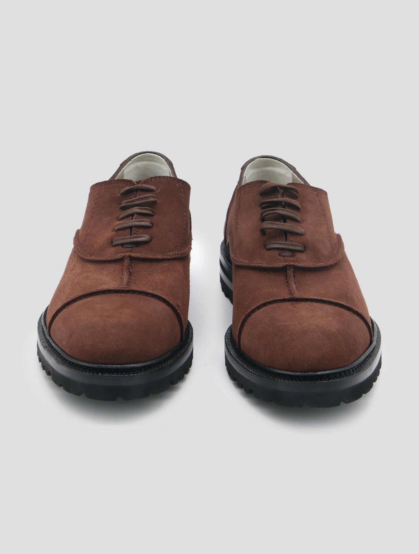 Kiton Brown Leather Suede Dress Shoes