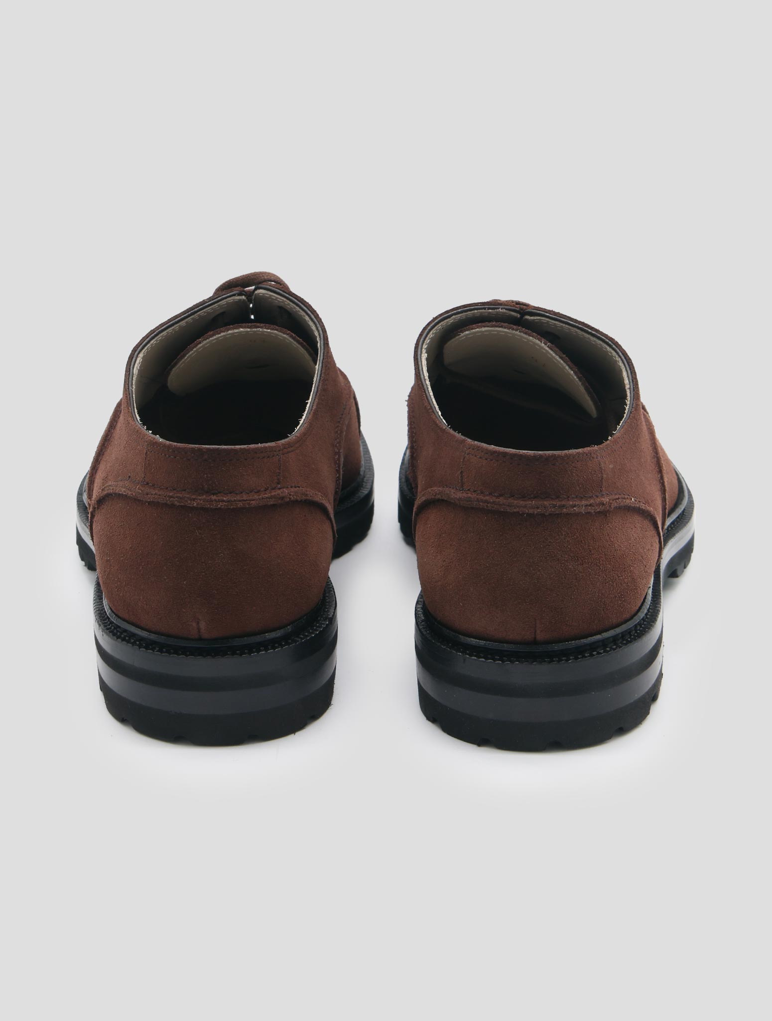 Kiton Brown Leather Suede Dress Shoes