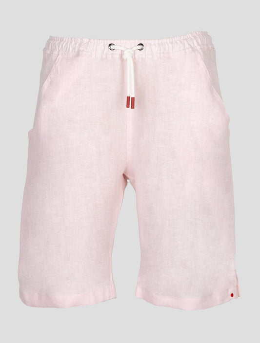 Kiton Pink Linen Short Pants