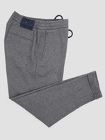 Kiton Gray Wool Cotton Pa Pants
