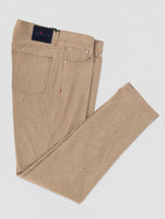 Kiton Brown Virgin Wool Pa Ea Jeans