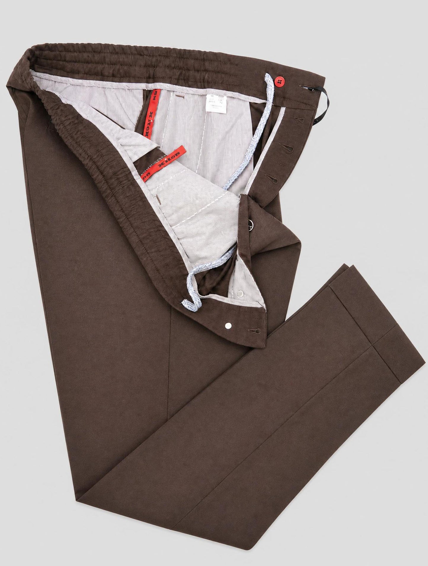 Kiton Brown Cashmere Pants
