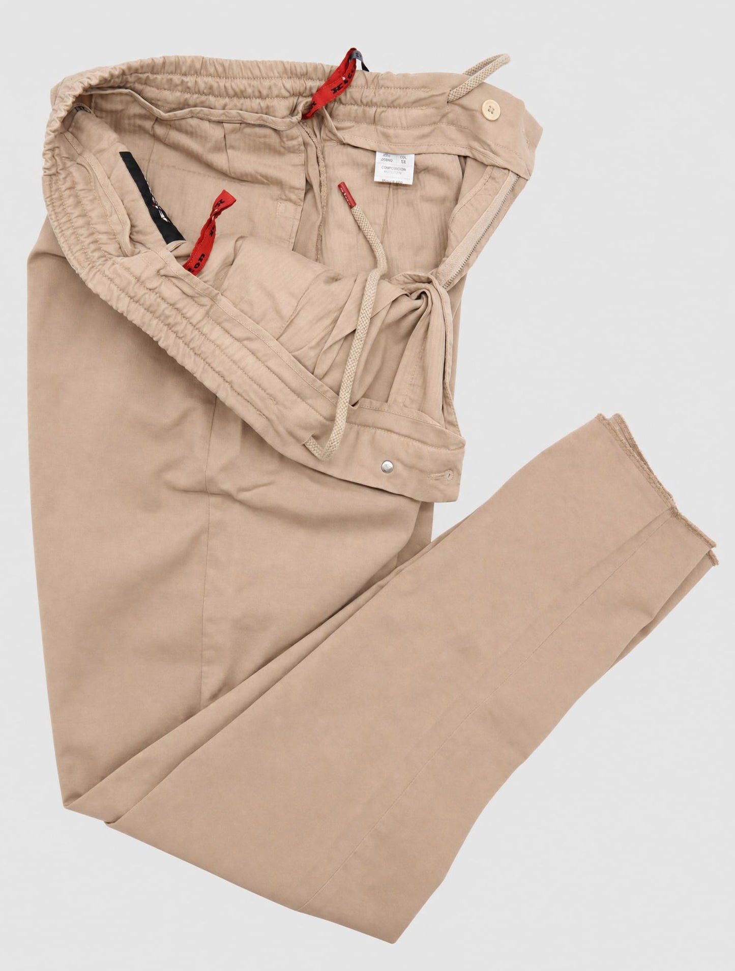 Kiton Beige Cotton Ea Pants