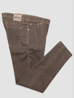 Kiton Beige Black Cotton Pa Ea Jeans