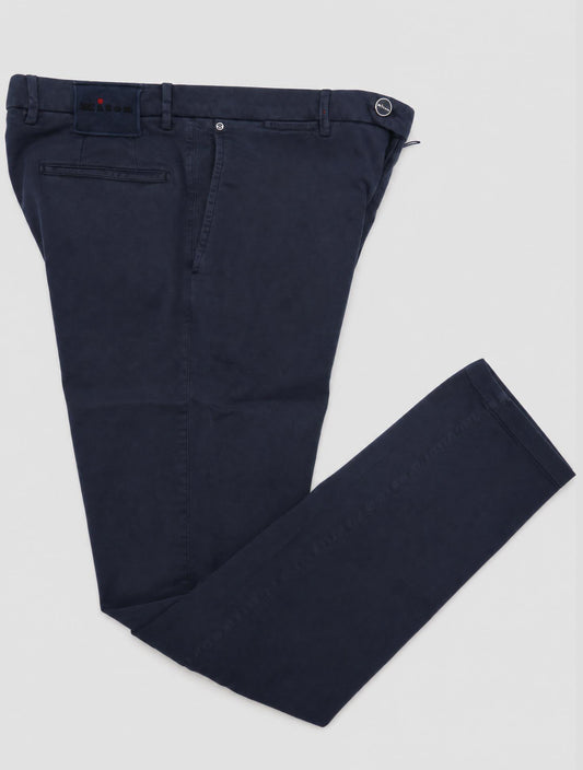 Kiton Blue Lyocell Ea Pants