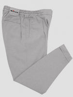 Kiton Gray Lyocell Ea Pants