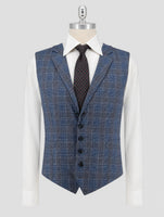 Kiton Blue Gray Cashmere Wool 14 Micron Vest